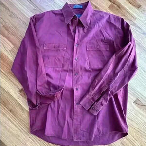 Oversized Gorpcore Granola Girl Adventure Expedition Courdory Button Down l SZ L